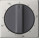 Afdekking met draaiknop voor tijdschakelaars 120 minuten