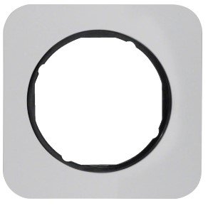 Aluminium met zwarte sokkel