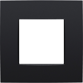 Intense matt black coated