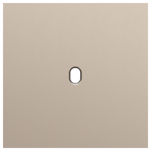 Toggle steel champagne coated