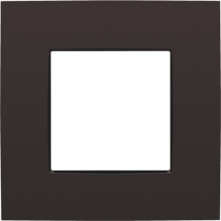 Intense dark brown coated