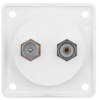 Antennewandcontact-doos radio/tv