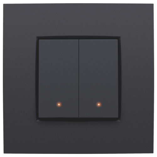 Tweevoudige drukknop met leds en comfortsensoren