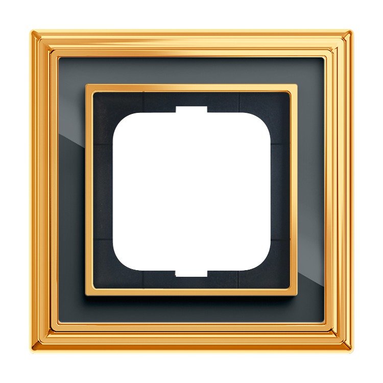 Messing gepolijst antraciet