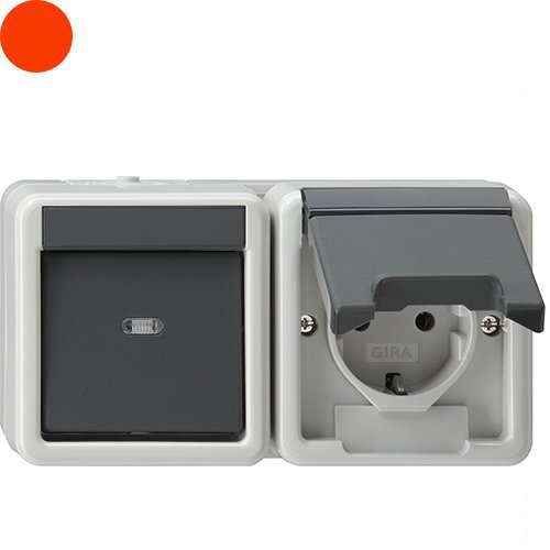 Spatwaterdicht opbouw IP44