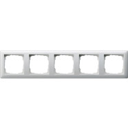 Gira 021503 Afdekraam Standaard 55 5-voudig Zuiver wit glanzend 