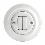 Busch Jaeger 2022 UJ-205-64 Decento dubbele impulsdrukker