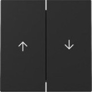 Gira 3294005 Systeem 55 Wip 2-voudig met pijlsymbool Zwart mat