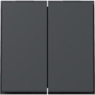 Gira 329567 TX_44 Wip 2-voudig voor schakelaars en drukcontacten Antraciet