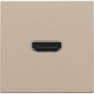 Niko 157-69417 met HDMI-naar-HDMI-aansluiting, champagne coated