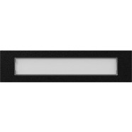 Gira 5547925 System 106 belknop met tekstkader Zwart mat