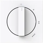 usch Jaeger 2542 DR/01-84 Busch-art linear Centraalplaat met draaigreep met symbool Symbool "0-1-2-3" Studiowit 