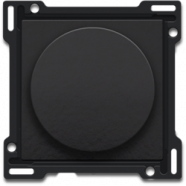 Niko 200-65936 afwerkingsset 1-2-3 voor draaischakelaar voor motoren, Bakelite piano black coated