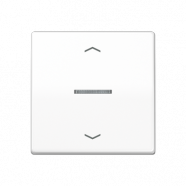 Jung AS 101 KO5P WW Schakelwip met lens en pijlsymbolen Alpine wit