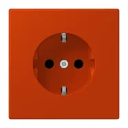 Jung LC 1520 244 Wandcontactdoos met randaarde 16A 250V LS 990 rouge vermillon 59 (4320A)