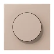 Jung LC 1740 240 Afdekking met draaiknop LS 990 ombre brûlée claire (32131) 