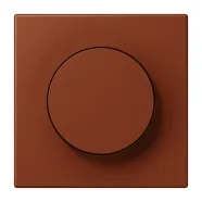 Jung LC 1740 247 Afdekking met draaiknop LS 990 terre sienne brûlée 59 (4320D)
