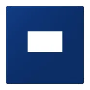 Jung LC 1969 USB 261 Afdekking voor USB-laadcontactdoos LS 990 bleu outremer foncé (4320T)