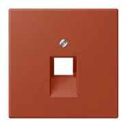 Jung LC 969-1 UA 232 Afdekking voor IAE/UAE-aansluitdozen 1 x 8-pole LS 990 l'ocre rouge (32110)