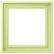 Jung LC 981 222 Afdekraam 1-voudig LS 990 vert jaune clair (32053)