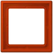 Jung LC 981 244 Afdekraam 1-voudig LS 990 rouge vermillon 59 (4320A)