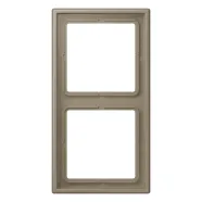 Jung LC 982 242 Afdekraam 2-voudig LS 990 ombre naturelle moyenne (32141)