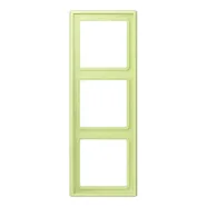 Jung LC 983 222 Afdekraam 3-voudig LS 990 vert jaune clair (32053)