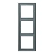 Jung LC 983 251 Afdekraam 3-voudig LS 990 gris 59 (4320H)