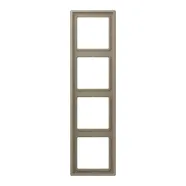 Jung LC 984 242 Afdekraam 4-voudig LS 990 ombre naturelle moyenne (32141)