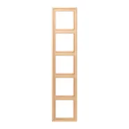 Jung LC 985 237 Afdekraam 5-voudig LS 990 terre sienne claire 31 (32122) 