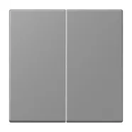 Jung LC 1702 203 LB Management taster 2-voudig LS 990 gris 31 (32011)