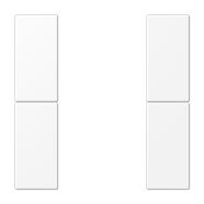 Jung LS 502 TSA WWM Tasterset 2-voudig Sneeuwwit mat
