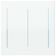 Busch Jaeger LFW/A.2.70.11-44G Busch-art linear Afdekking 2-voudig voor keypad Studiowit