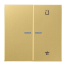 Jung FM ME 1701 C eNet taster Universeel 1-voudig Messing Klassiek