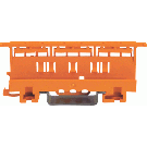 Wago 221-500 Bevestigingsadapter Serie 221 - 4 mm² Voor montage op TS 35/schroefmontage Oranje
