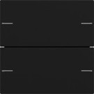Gira 5752005 Wippenset 2-voudig voor tastsensor 4 System 55 Zwart mat