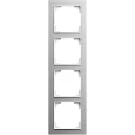 Busch Jaeger 1724-4073 Busch-art linear 4-voudig Aluminium zilver