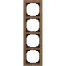 Busch Jaeger 1724-4086 Busch-art linear 4-voudig Wood walnut