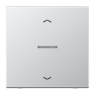 Jung AL 101 KO5P F10 Schakelwip met lens en pijlsymbolen voor taster 1-voudig Aluminium