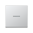 Jung HOME BT A 17101 AL Taster 1-voudig Aluminium