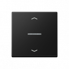 Jung HOME BT A 17101 P SWM Taster 1-voudig met pijlsymbolen Grafietzwart mat