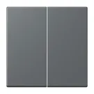 Jung LC 1702 202 LB Management taster 2-voudig LS 990 gris foncé 31 (32010) 