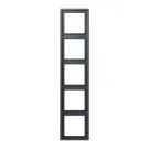 Jung LC 985 262 Afdekraam 5-voudig LS 990 gris foncé 59 (4320U)