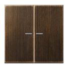 Jung ME 102 KO5 AT F10 Schakelwip met lens voor taster 2-voudig Messing antiek