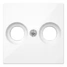 Schneider Electric Merten MTN4122-0325 Systeem M Inzetstuk COAX 2-voudig Actief wit