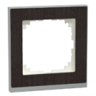 Schneider Electric Merten MEG4010-3671 M-Pure Decor 1-voudig afdekraam Hout Wenge
