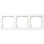 Gira 0213151 E1 Afdekraam 3-voudig Zuiver wit mat