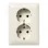 Jung AS 5022 NU 2-voudige wandcontactdoos met beschermingscontact 16A 250V Voor enkele inbouwdoos Wit (schroefklemmen)