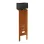 Niko 762-36855 Spuitwaterdichte tuinpaal Essential met tweevoudig stopcontact Randaarde Cortenstaal IP55