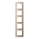 Jung AC 585 GL CH A Creation Glazen afdekraam 5-voudig Champagne